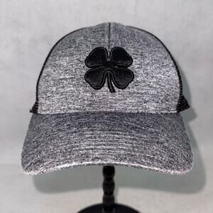 EUC Black Clover Live Lucky Cap Hat Dark Grey & Black size L/XL Stretch Fit